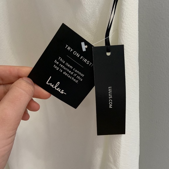 Lulus High Gear White Shift Dress - Picture 5 of 6